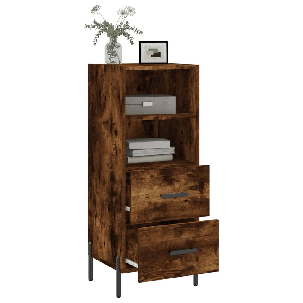 vidaXL Ντουλάπι Καπνιστή Δρυς 34,5 x 34 x 90 εκ. Επεξεργασμένο Ξύλο