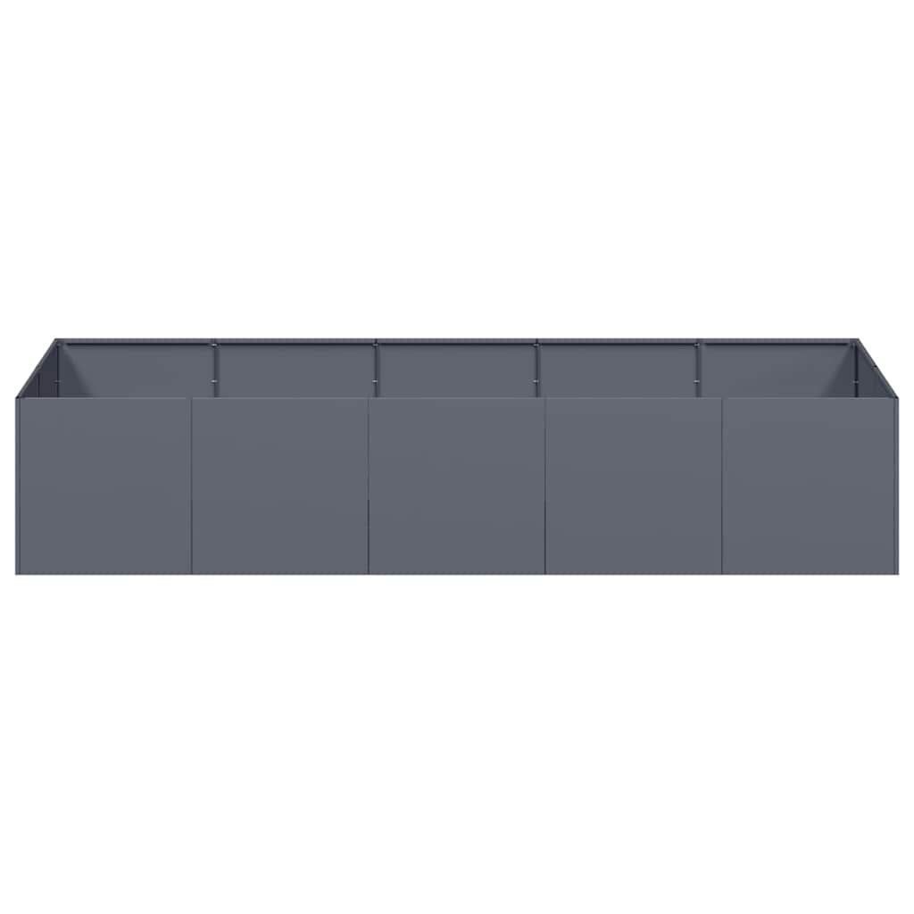 vidaXL Ζαρντινιέρα Ανθρακί 200x80x40 εκ. από Χάλυβα