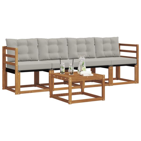 vidaXL &Sigma;&epsilon;&iota;&rho;ά &Kappa;&alpha;&nu;&alpha;&pi;έ &Epsilon;&xi;&omega;&tau;&epsilon;&rho;&iota;&kappa;&omicron;ύ 5 pcs &Phi;&upsilon;&sigma;&iota;&kappa;ό &kappa;&alpha;&iota; &Alpha;&nu;&omicron;&iota;&chi;&tau;ό &Gamma;&kappa;&rho;&iota;