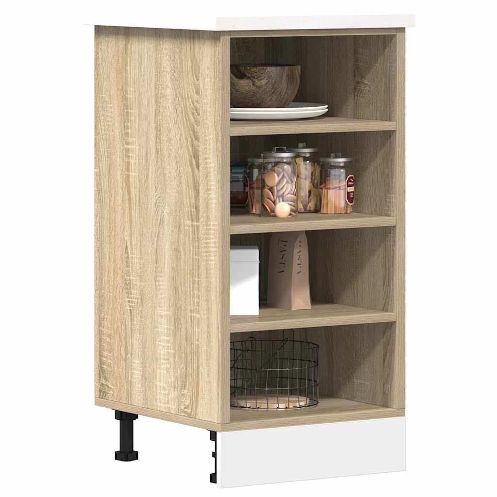 vidaXL Κάτω ντουλάπι Riga Sonoma Oak 40x44,5x81,5 cm