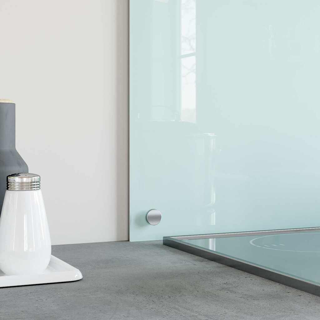 vidaXL Πλάτες Κουζίνας 2 τεμ. Λευκές 70x60 εκ. από Ψημένο Γυαλί