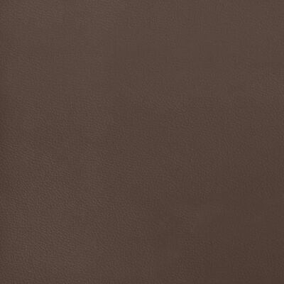 vidaXL Στρώμα με Pocket Springs Καφέ 80x200x20 εκ. Συνθετικό Δέρμα