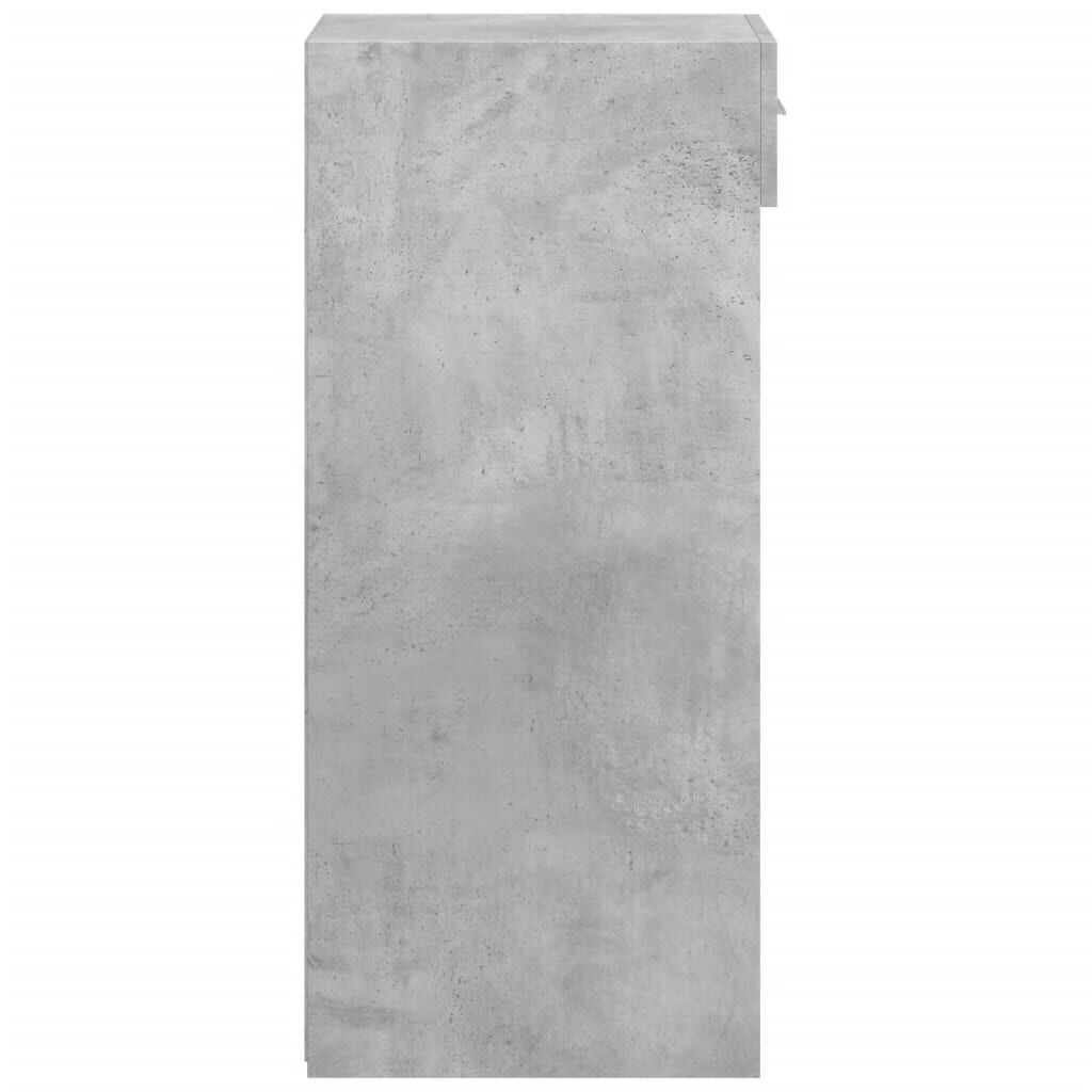 vidaXL Ντουλάπι Γκρι Σκυροδέματος 45x42,5x93 εκ. Επεξεργασμένο Ξύλο