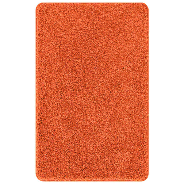 vidaXL Πατάκι μπάνιου 3 pcs Πορτοκαλί 50 x 50 cm Πολυπροπυλένιο