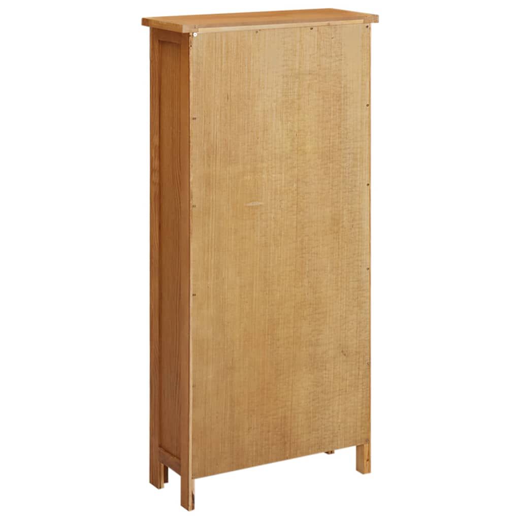 vidaXL Ντουλάπα Αποθήκευσης 50 x 22 x 110 εκ. από Μασίφ Ξύλο Δρυός