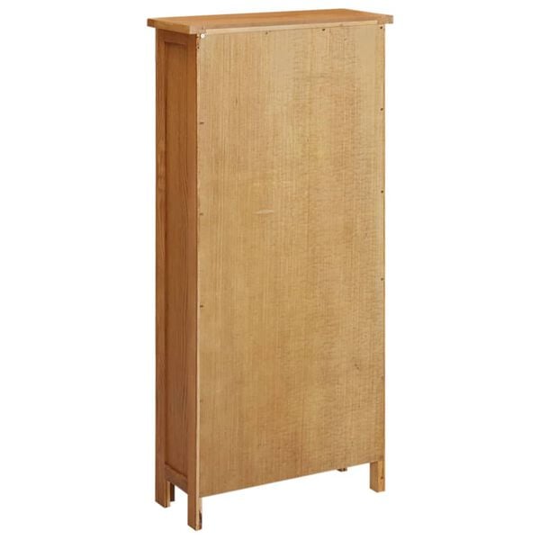 vidaXL Ντουλάπα Αποθήκευσης 50 x 22 x 110 εκ. από Μασίφ Ξύλο Δρυός