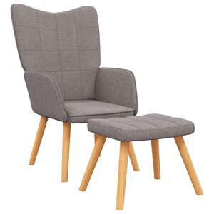 vidaXL &Pi;&omicron;&lambda;&upsilon;&theta;&rho;ό&nu;&alpha; Relax Taupe &Upsilon;&phi;&alpha;&sigma;&mu;ά&tau;&iota;&nu;&eta; &mu;&epsilon; &Sigma;&kappa;&alpha;&mu;&pi;ό