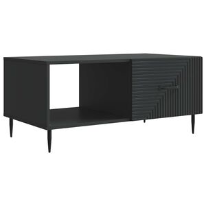 vidaXL &Tau;&rho;&alpha;&pi;&epsilon;&zeta;ά&kappa;&iota; &sigma;&alpha;&lambda;&omicron;&nu;&iota;&omicron;ύ &Mu;&alpha;ύ&rho;&omicron; 90 x 50 x 40 cm &Epsilon;&pi;&epsilon;&xi;&epsilon;&rho;&gamma;&alpha;&sigma;&mu;έ&nu;&omicron; &Xi;ύ&lambda;&omicron;