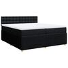 vidaXL &Kappa;&rho;&epsilon;&beta;ά&tau;&iota; Boxspring &mu;&epsilon; &Sigma;&tau;&rho;ώ&mu;&alpha; &Mu;&alpha;ύ&rho;&omicron; 200x200 &epsilon;&kappa;. &Upsilon;&phi;&alpha;&sigma;&mu;ά&tau;&iota;&nu;&omicron;