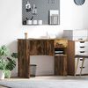 vidaXL Γραφείο Καπνιστή δρυς 90 x 49.5 x 75 εκ. Επεξεργασμένο ξύλο