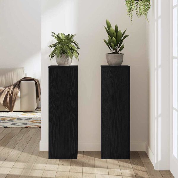vidaXL &Beta;ά&sigma;&eta; &phi;&upsilon;&tau;ώ&nu; 2 pcs &Mu;&alpha;ύ&rho;&eta; &Omicron;&xi;&upsilon;ά 25 x 25 x 80 cm &Epsilon;&pi;&epsilon;&xi;&epsilon;&rho;&gamma;&alpha;&sigma;&mu;έ&nu;&omicron; &xi;ύ&lambda;&omicron;