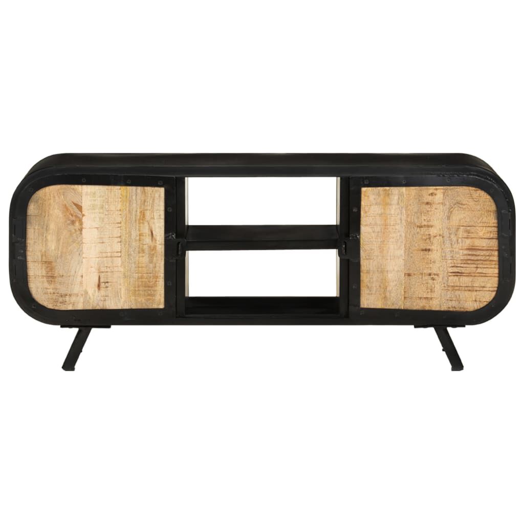 vidaXL Έπιπλο Τηλεόρασης 110 x 30 x 45 εκ. από Ακατέργαστο Ξύλο Μάνγκο