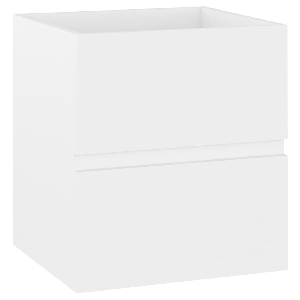 vidaXL Ντουλάπι Νιπτήρα Λευκό 41 x 38,5 x 45 εκ. Επεξεργασμένο Ξύλο