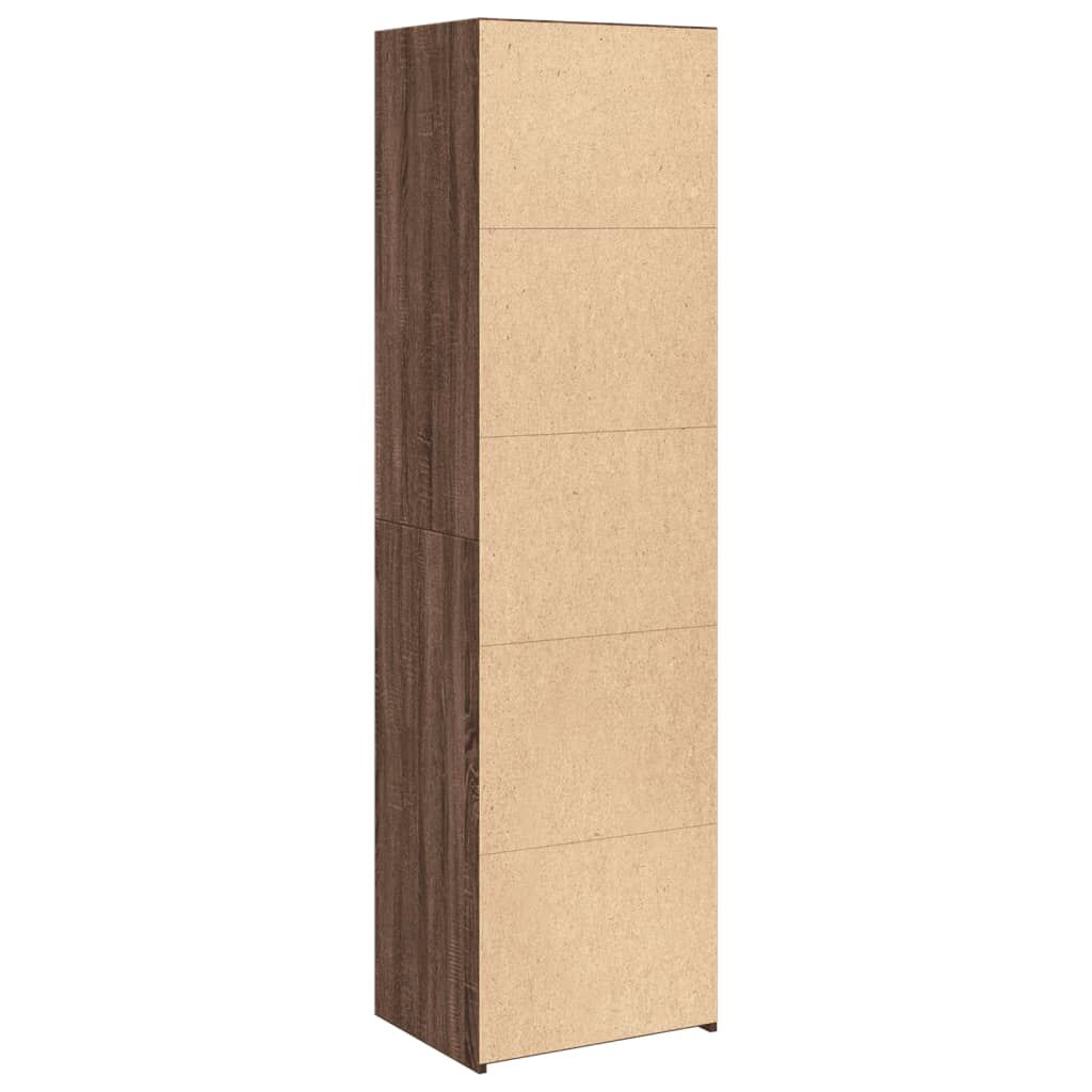vidaXL Ντουλάπι Καφέ Δρυς 50x41x185 εκ. από Επεξεργασμένο Ξύλο