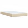 vidaXL &Kappa;&rho;&epsilon;&beta;ά&tau;&iota; Boxspring &mu;&epsilon; &Sigma;&tau;&rho;ώ&mu;&alpha; &Kappa;&rho;&epsilon;&mu; 120x200 &epsilon;&kappa;. &Upsilon;&phi;&alpha;&sigma;&mu;ά&tau;&iota;&nu;&omicron;