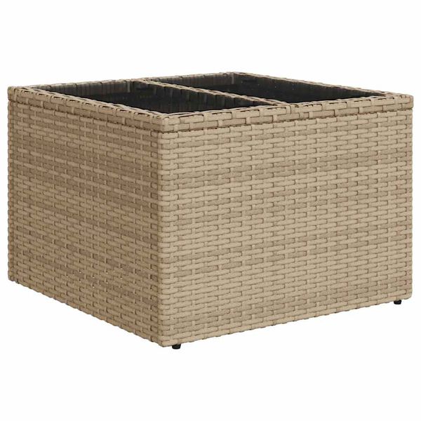 vidaXL Σετ Καναπέ Κήπου 7 pcs Μπεζ και Γκρι 55 x 55 x 37 εκ
