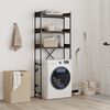 vidaXL Ραφιέρα Πλυντηρίου Καφέ Δρυς 67 x 25 x 163 εκ. Επεξεργ. Ξύλο