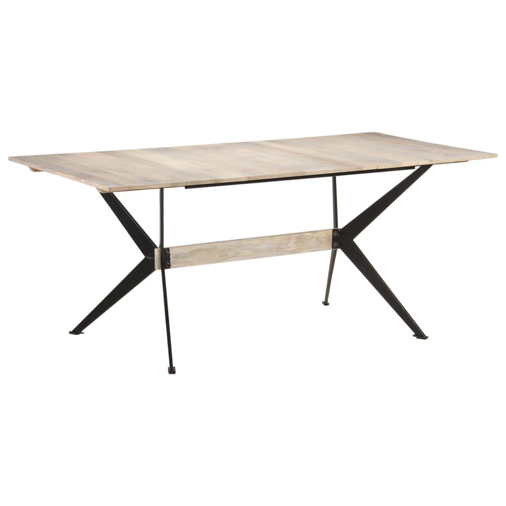vidaXL Τραπεζαρία 180 x 90 x 76 εκ. από Μασίφ Ξύλο Μάνγκο