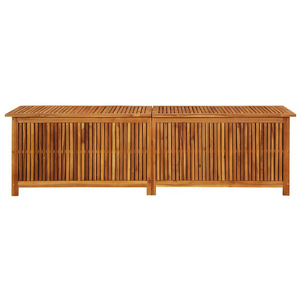vidaXL Μπαούλο Αποθήκευσης Κήπου 200x50x58 εκ. από Μασίφ Ξύλο Ακακίας