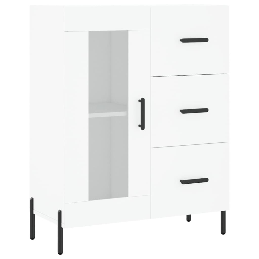 vidaXL Ντουλάπι Λευκό 69,5 x 34 x 90 εκ. από Επεξεργασμένο Ξύλο