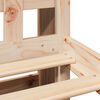 vidaXL Κρεβάτι Βιβλιοθήκη Χωρίς Στρώμα 160x200 εκ Μασίφ Ξύλο Πεύκου