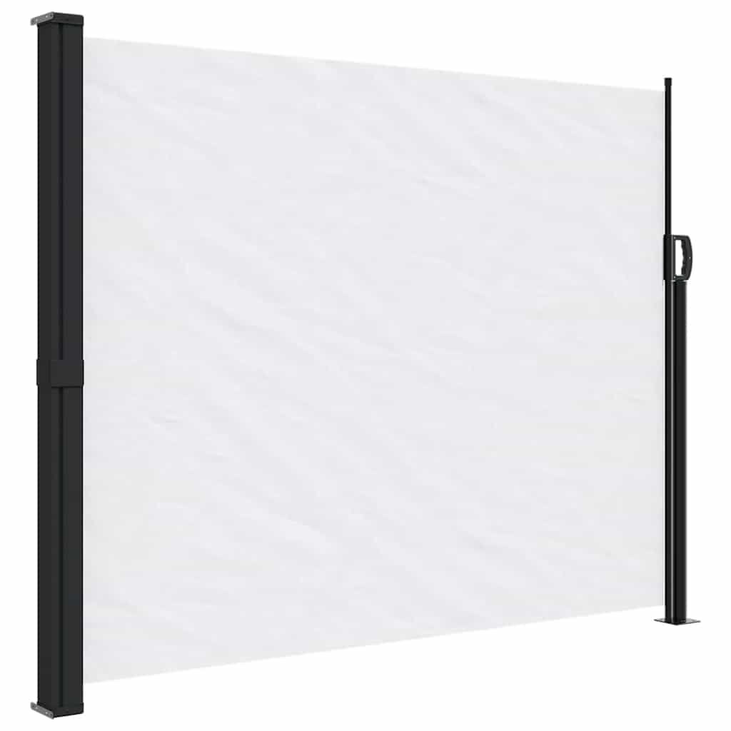 vidaXL Σκίαστρο Πλαϊνό Συρόμενο Λευκό 170 x 300 εκ.