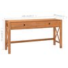 vidaXL Γραφείο με 2 Συρτάρια 140 x 40 x 75 εκ. Ξύλο Teak