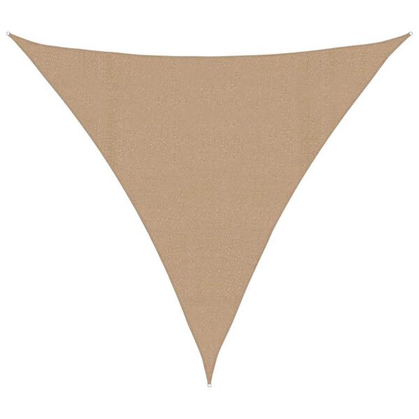 vidaXL Πανί Σκίασης Taupe 5 x 5 x 5 μ. από HDPE 160 γρ./μ²