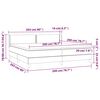 vidaXL &Kappa;&rho;&epsilon;&beta;ά&tau;&iota; Boxspring &mu;&epsilon; &Sigma;&tau;&rho;ώ&mu;&alpha; &Sigma;&kappa;&omicron;ύ&rho;&omicron; &Mu;&pi;&lambda;&epsilon; 200x200 &epsilon;&kappa;. &Beta;&epsilon;&lambda;&omicron;ύ&delta;&iota;&nu;&omicron;