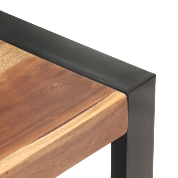 vidaXL Έπιπλο Τηλεόρασης 120x35x45 εκ Μασίφ Ξύλο με Φινίρισμα Sheesham