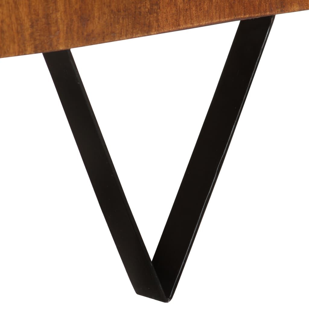 vidaXL Μπουφές 110 x 35 x 56 εκ. από Μασίφ Ξύλο Μάνγκο