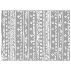 vidaXL Χαλί εξωτερικού χώρου ARAKIL Γκρι 300 x 400 cm PP