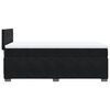 vidaXL Κρεβάτι Boxspring με Στρώμα Μαύρο 100x200 εκ. Βελούδινο