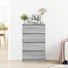 vidaXL Συρταριέρα Γκρι Sonoma 60x35x98,5 εκ. από Επεξεργασμένο Ξύλο