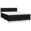 vidaXL &Kappa;&rho;&epsilon;&beta;ά&tau;&iota; Boxspring &mu;&epsilon; &Sigma;&tau;&rho;ώ&mu;&alpha; &Mu;&alpha;ύ&rho;&omicron; 140x190 &epsilon;&kappa;. &Upsilon;&phi;&alpha;&sigma;&mu;ά&tau;&iota;&nu;&omicron;