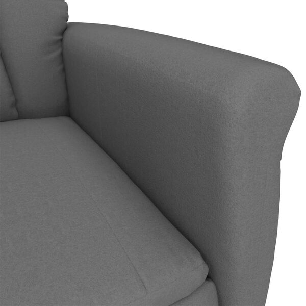 vidaXL Καρέκλα μασάζ Σκούρο γκρι 70.5 x 96.5 x 95 cm Πολυεστέρας