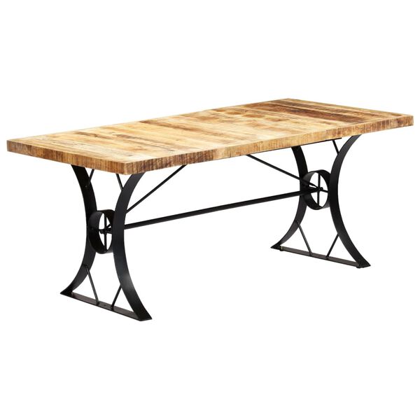 vidaXL Τραπεζαρία 180 x 90 x 76 εκ. από Μασίφ Ξύλο Μάνγκο