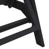 vidaXL Έπιπλα Χαλάρωσης Κήπου 3 pcs Μαύρο 38 x 38 x 46cm Πολυαιθυλένιο