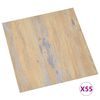 vidaXL Δάπεδο Αυτοκόλλητο Καφέ 55 τεμ. 5,11 μ² από PVC