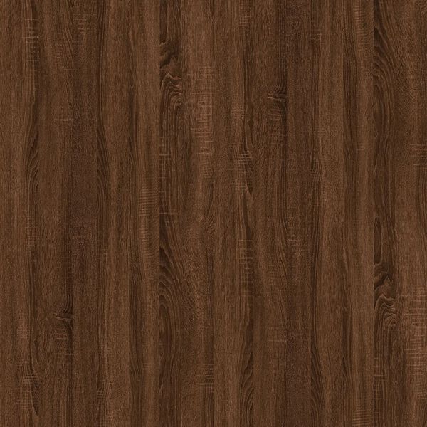 vidaXL Βιβλιοθήκη/Διαχωρ. Χώρου Καφέ Δρυς 80x24x192 εκ. Επεξεργ. Ξύλο