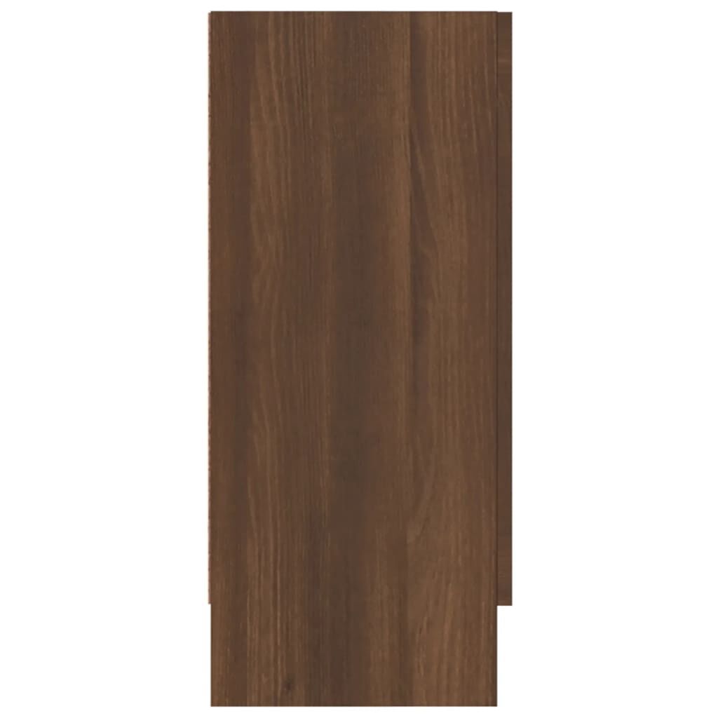 vidaXL Βιτρίνα Καφέ Δρυς 120x30,5x70 εκ. από Επεξεργασμένο Ξύλο
