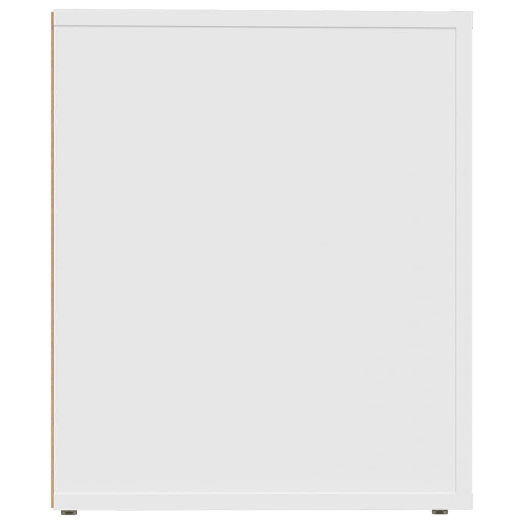 vidaXL Κομοδίνα 2 τεμ. Λευκά 50x39x47 εκ.