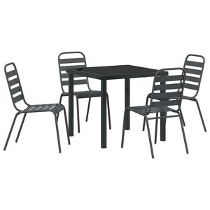vidaXL &Sigma;έ&tau; &phi;&alpha;&gamma;&eta;&tau;&omicron;ύ &gamma;&iota;&alpha; &kappa;ή&pi;&omicron; 5 pcs &Alpha;&nu;&theta;&rho;&alpha;&kappa;ί &Chi;ά&lambda;&upsilon;&beta;&alpha;&sigmaf; &mu;&epsilon; &epsilon;&pi;ί&sigma;&tau;&rho;&omega;&sigma;&eta; &pi;&omicron;ύ&delta;&rho;&alpha;&sigmaf;