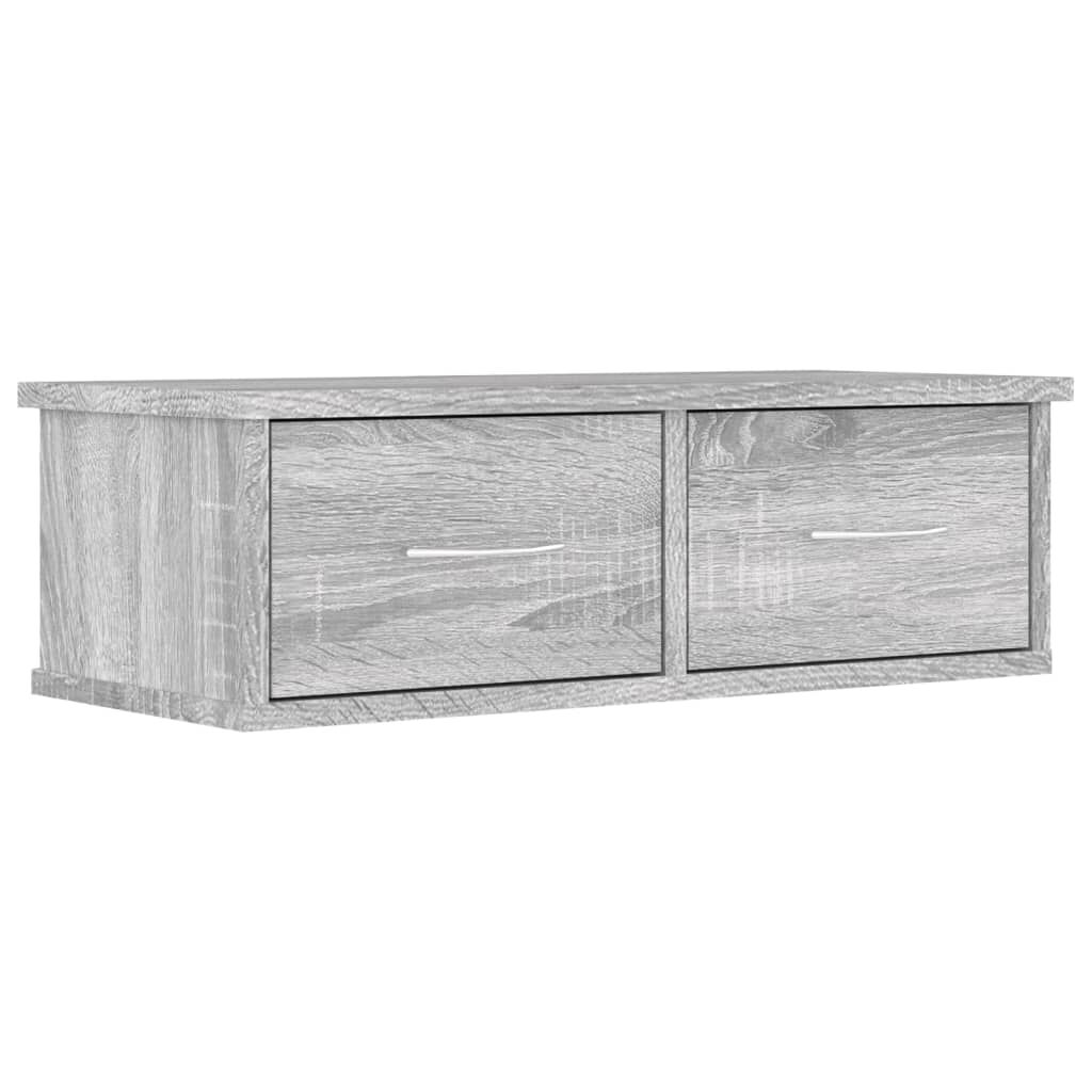 vidaXL Ντουλάπι Τοίχου Γκρι Sonoma 60x26x18,5 εκ. Επεξεργασμένο Ξύλο