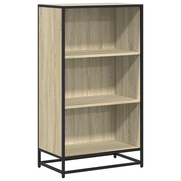vidaXL Ντουλάπι βιβλίων Sonoma Oak 60x35x107,5 cm Κατασκευασμένο ξύλο