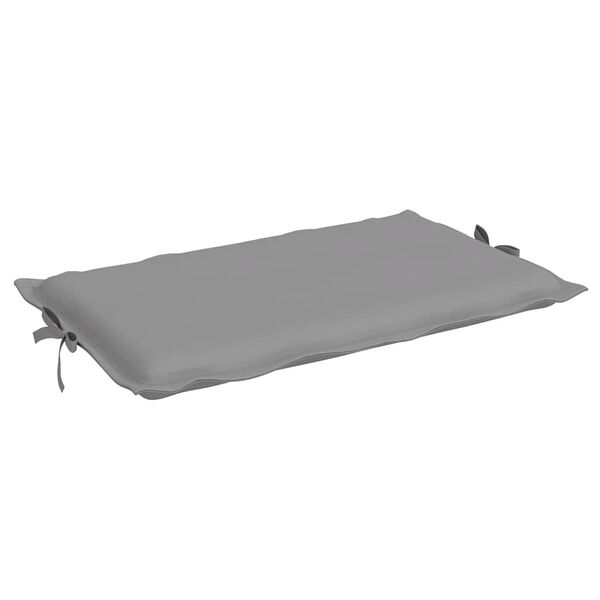 vidaXL Μαξιλάρι Ξαπλώστρας Γκρι 186x58x4 εκ. από Ύφασμα Oxford