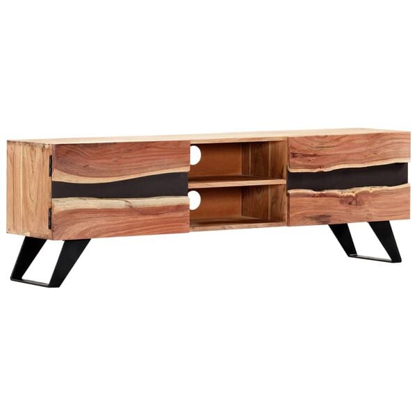 vidaXL Έπιπλο Τηλεόρασης 140 x 30 x 45 εκ. από Μασίφ Ξύλο Ακακίας