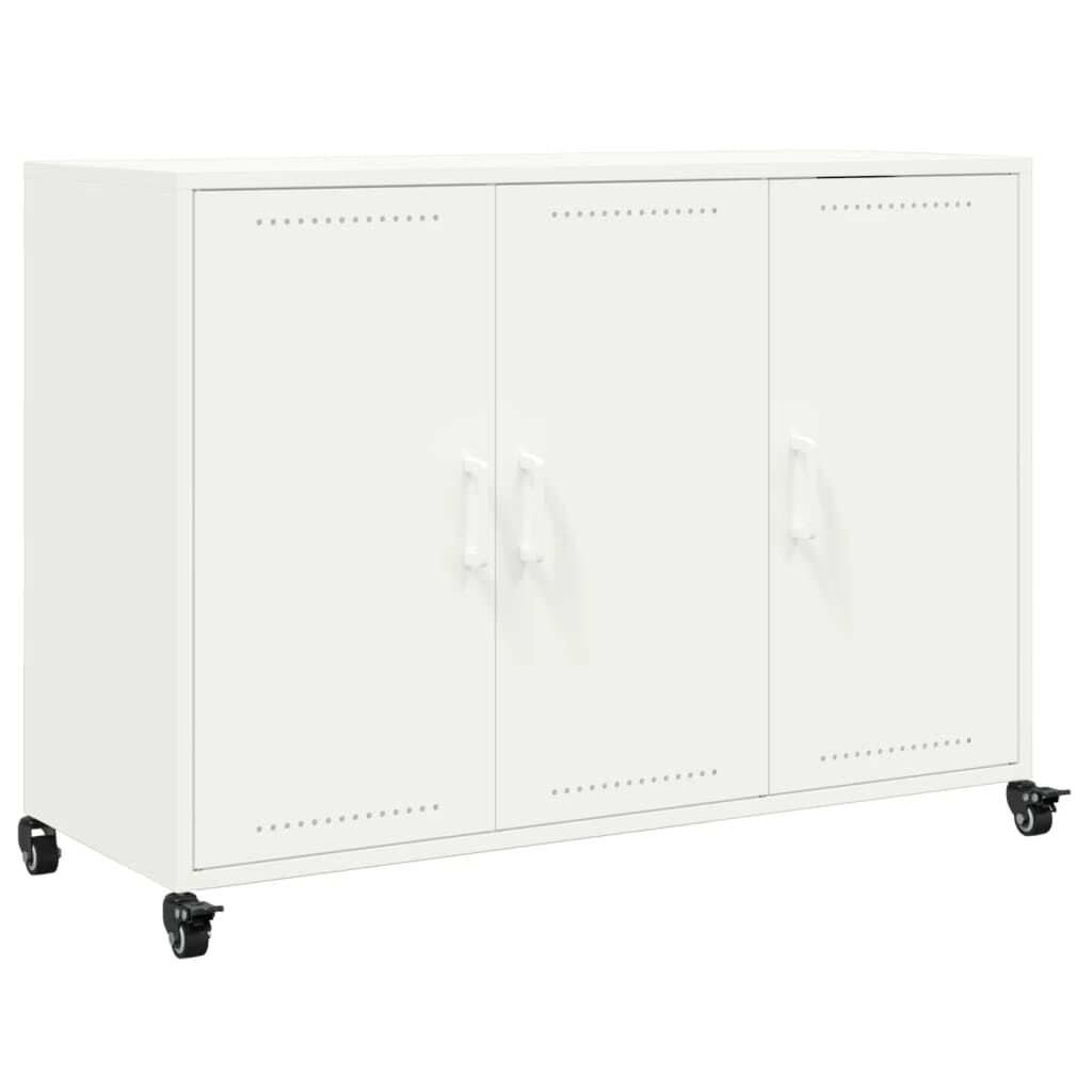 vidaXL Ντουλάπι Ροζ 100,5x39x72 εκ. από Χάλυβα