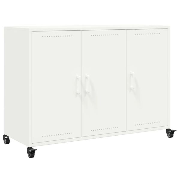 vidaXL Ντουλάπι Ροζ 100,5x39x72 εκ. από Χάλυβα