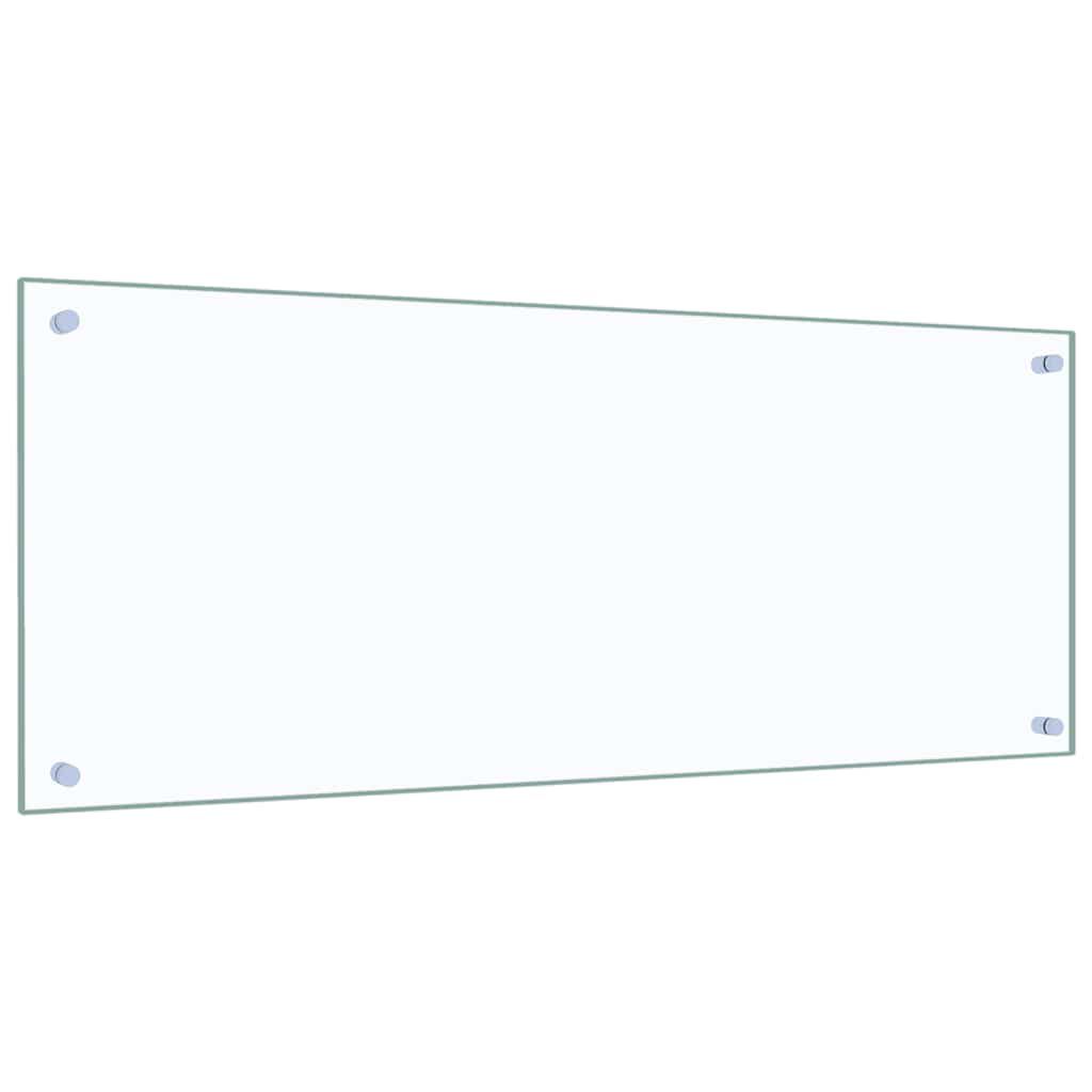vidaXL Πλάτη Κουζίνας Διαφανής 100 x 40 εκ. από Ψημένο Γυαλί